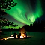 Lapland Aurora Riverside Dağ evi *
