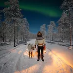 Dağ evi Lapland Aurora Riverside Raiskio