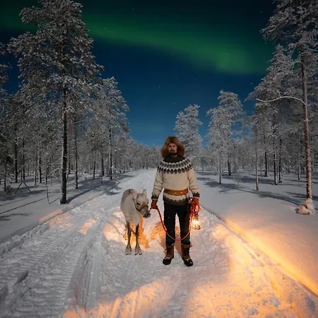 Chalet Lapland Aurora Riverside Raiskio