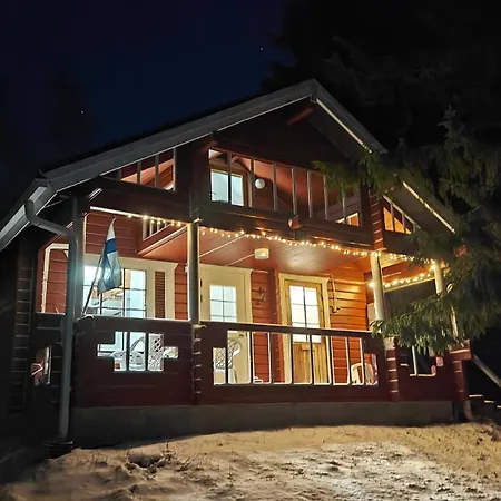Lapland Aurora Riverside Chalet Raiskio