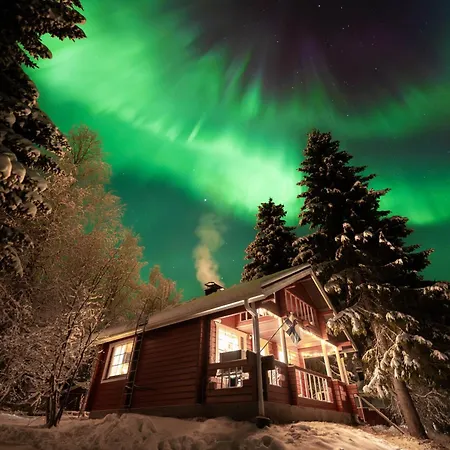 Lapland Aurora Riverside Chalet *