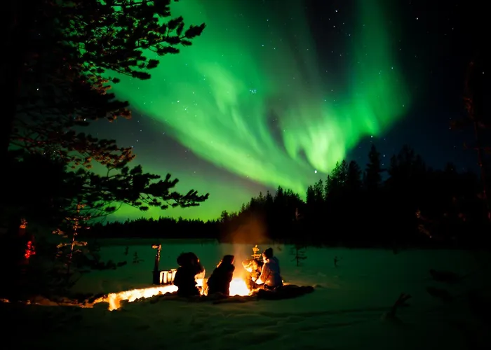 Lapland Aurora Riverside Chalet *