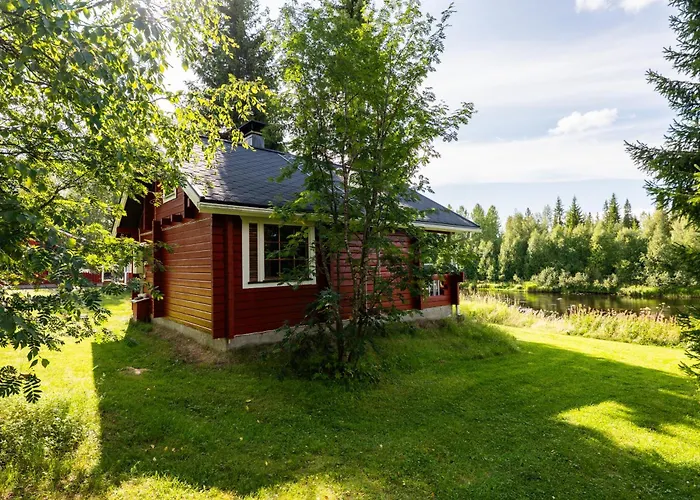 Lapland Aurora Riverside Chalet *