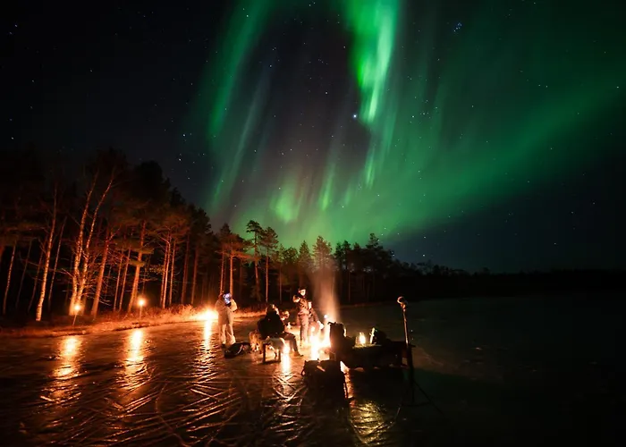 Lapland Aurora Riverside Chalet Raiskio