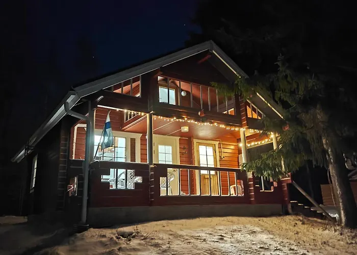 Lapland Aurora Riverside Chalet Raiskio